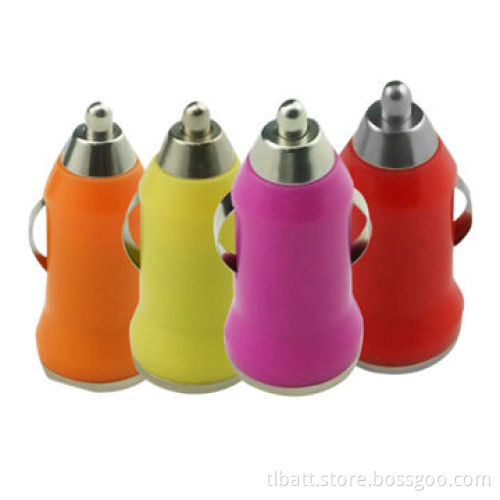 Colorful USB car charger with best prices